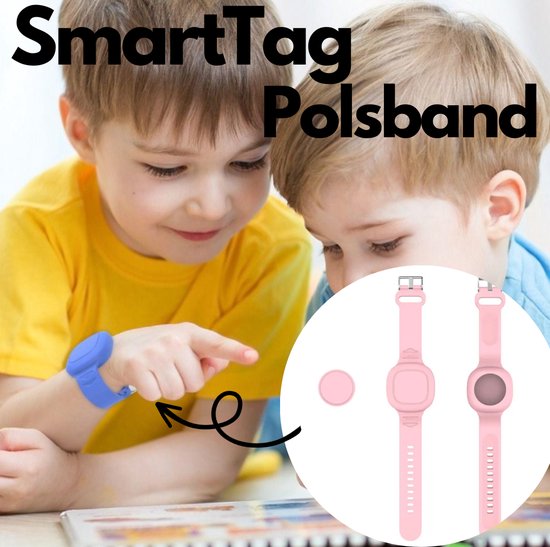 SmartTag Polsband - Armband Voor Kinderen - Samsung - SmartTag Hoesje - Silliconen