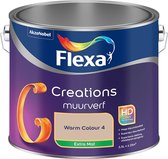 Flexa Creations - Muurverf - Extra Mat - Warm Colour 4 - 2.5L