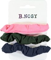 B.Nosy meisjes 3-pack scrunchies Space Blue