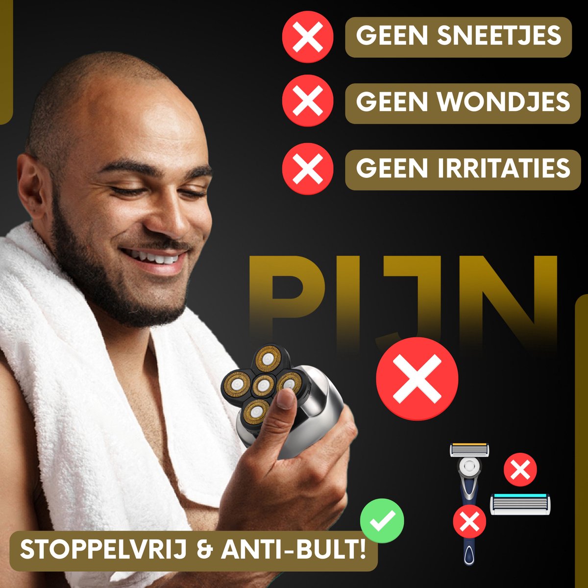6-in-1 Scheerapparaat Mannen + Extra - afbeelding 3