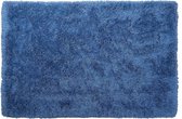 CIDE - Shaggy vloerkleed - Blauw - 140 x 200 cm - Polyester