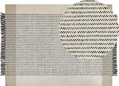 DIVARLI - Modern vloerkleed - Beige - 160 x 230 cm - Wol