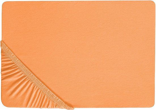 JANBU - Laken - Oranje - 140 x 200 cm - Katoen