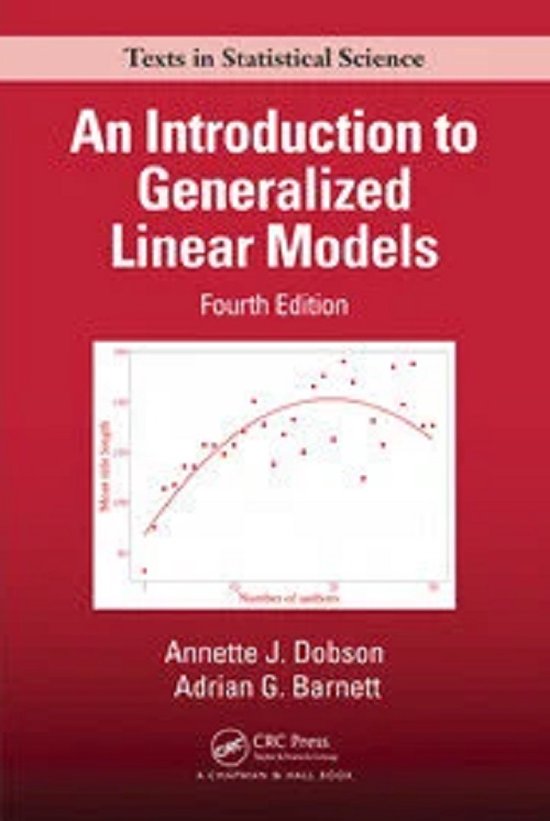 An Introduction to Generalized Linear Models - cover