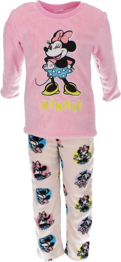 Pyjama polaire Minnie Mouse Coral- Costume maison - Enfants - Taille 98/104