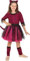 Funidelia | Roze Luipaard Kostuum Voor voor meisjes  Dieren, Woestijn, Jungle - Kostuum voor kinderen Accessoire verkleedkleding en rekwisieten voor Halloween, carnaval & feesten - Maat 107 - 113 cm - Roze