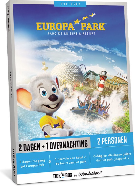 Wonderbox Cadeaubon - Europa-Park Verblijf cadeau geven