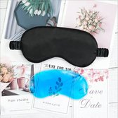 Slaapmasker - Oogmasker met koud & warm kompres gel - Reismasker - serie Summertime - Zwart