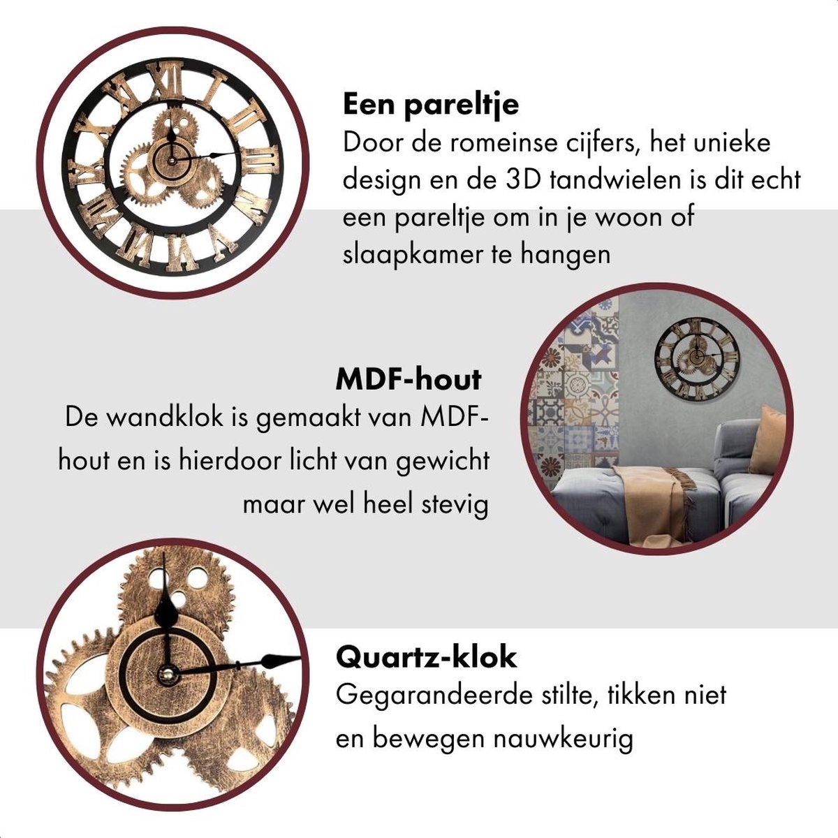 MPM Quality Retro houten tafelklok, bruin, traditionele en elegante houten tafelklok, Arabische cijfers, nauwkeurige kwartsstappenmotor, hout, mooie wanddecoratie voor woonkamer, keuken of kantoor MPM Quality Retro houten tafelklok, bruin, traditionele en elegante houten tafelklok, Arabische cijfers, nauwkeurige kwartsstappenmotor, hout, mooie wanddecoratie voor woonkamer, keuken of kantoor