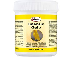 Quiko intensief geel - Quiko intensief geel 50 gram - Supplementen - Vogelvoer - Kleurbevordering