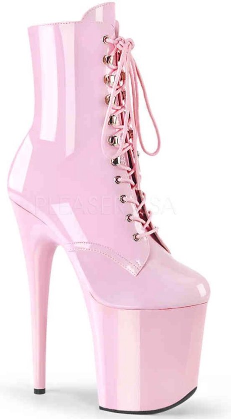 Pleaser Plateau Laarzen, Paaldans schoenen -35 Shoes- FLAMINGO-1020  Paaldans schoenen Roze | bol.com