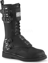 Demonia Laarzen -45 Shoes- BOLT-345 Zwart