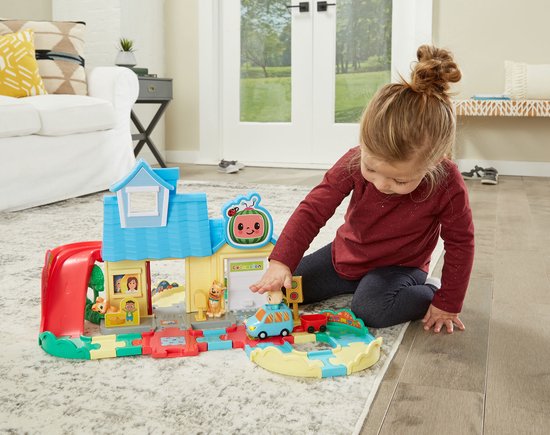 VTech Toet Toet Auto's CoComelon Familiehuis Speelset - Inclusief JJ's Speelgoed Auto - Educatief & Interactief Baby Speelgoed - Cadeau - 1,5 tot 5 Jaar