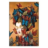 Esprit de Lacombe- Madame Butterfly (Esprit de Lacombe) Mini 12-month Dayplanner 2024