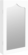 vidaXL-Sieradenkast-met-spiegel-wandgemonteerd-37,5x10x67-cm-wit