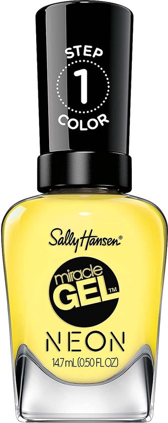 Sally Hansen Miracle Gel Neon Nagellak - 884 Lemon Drop Pop