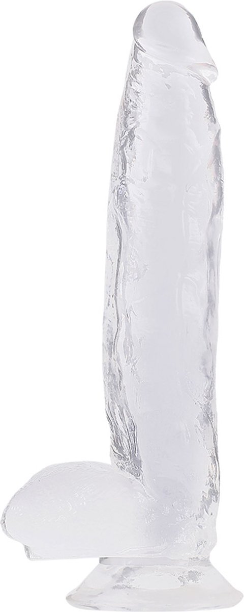 Goedkoopste Bang It Real Dildo No. 17 Met Ballen Transparant