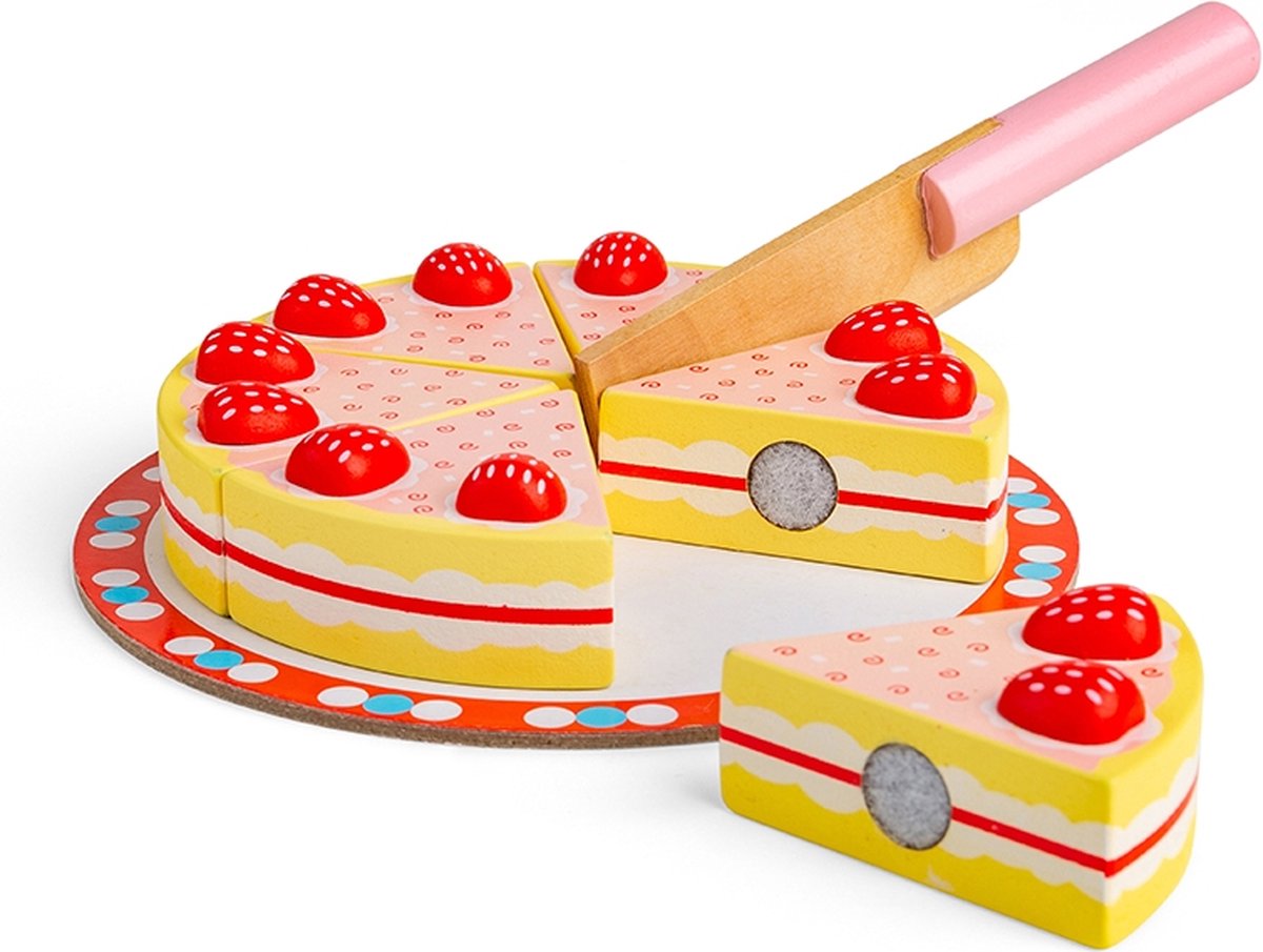 Bigjigs Gâteau d'anniversaire en bois