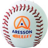 Aresson Rounders Bal Bullet 19,5 Cm Leer Wit
