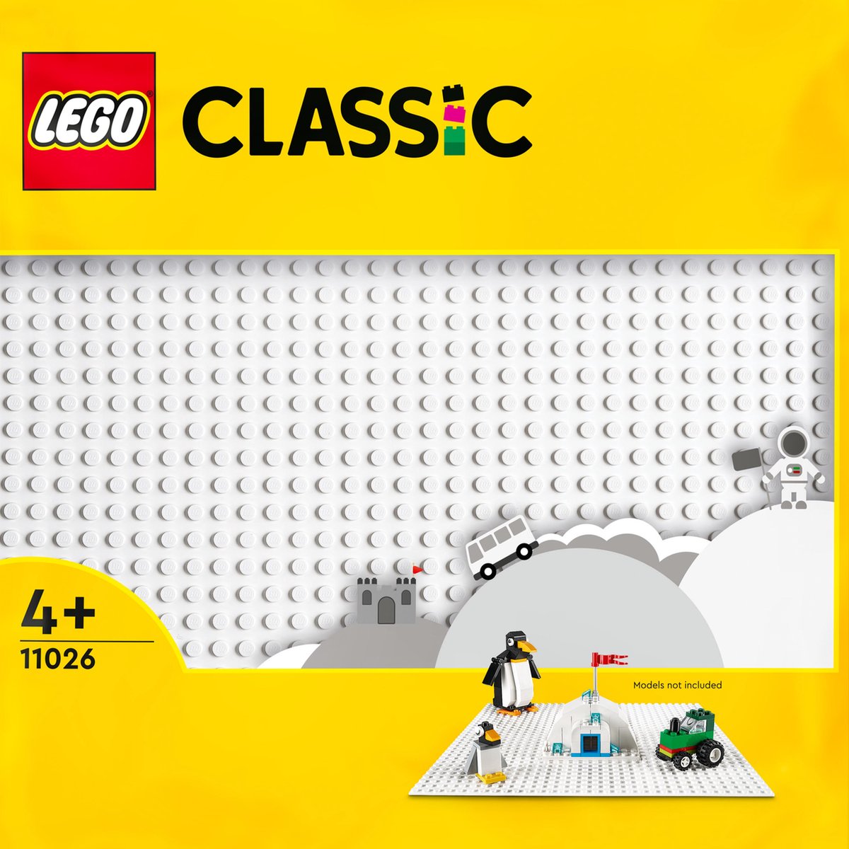 LEGO Classic Witte bouwplaat 32x32 Bouwbord 11026 — afbeelding 2
