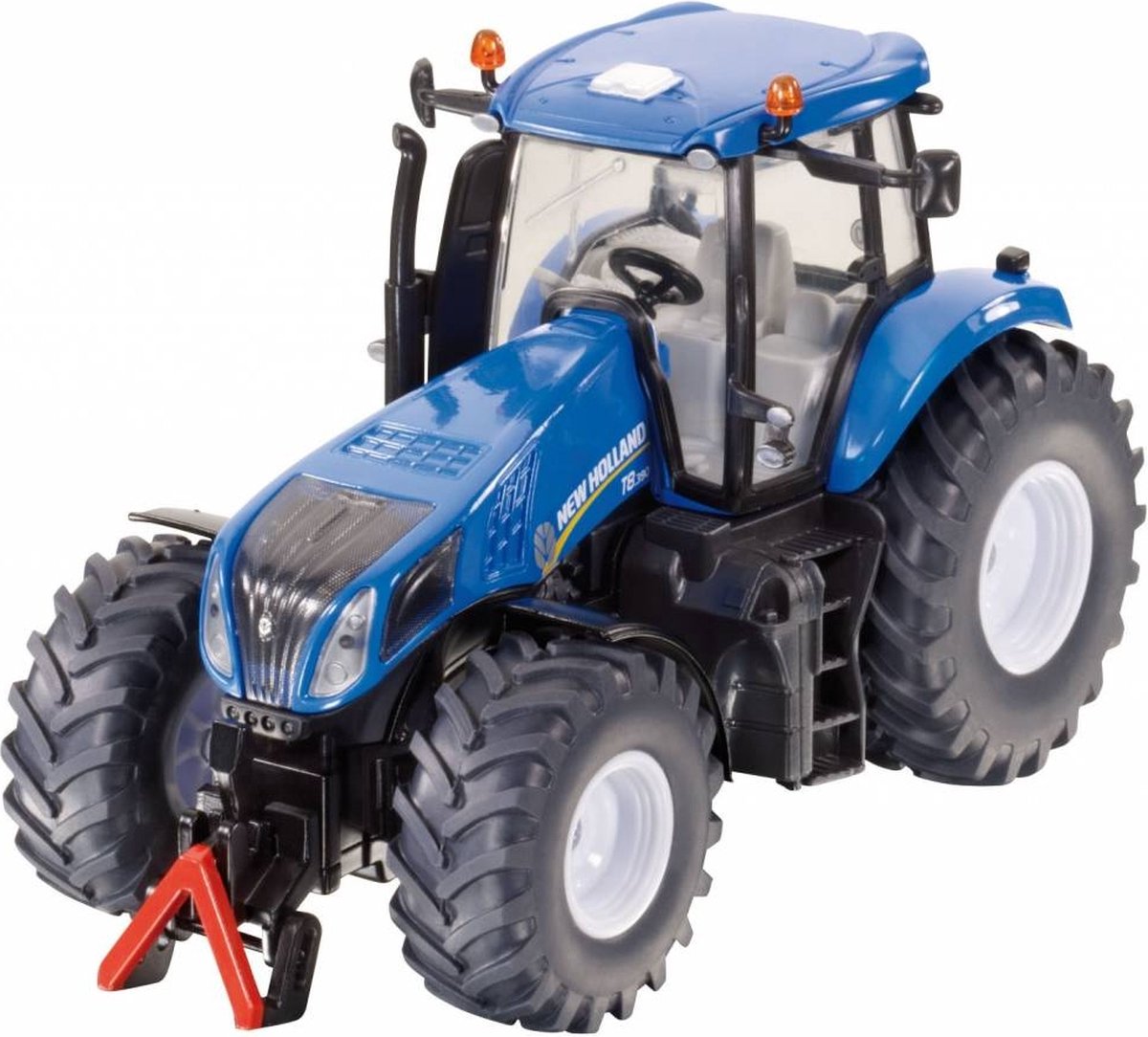 NEW HOLLAND T8.390 avec bétaillère Ifor Williams 3 essieux version salie -  Référence 8607 fabriquée par SIKU