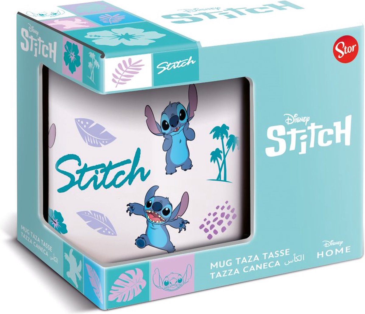 Lilo en Stitch keramische mok - giftbox - stor