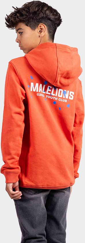 Malelions Youth Club Hoodie Kids Rood - Maat: 128