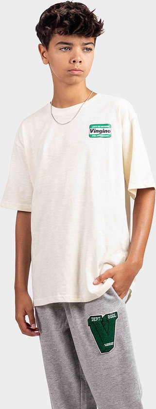 Vingino Josani T-Shirt Kids Beige - Maat: 176