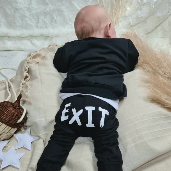 Livingstickers - Broek Baby - Exit - 100% katoen