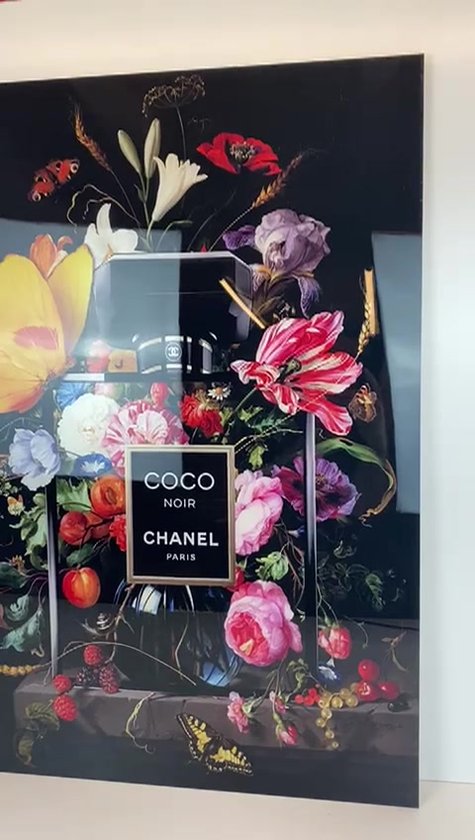 Coco chanel LV set plexiglas schilderij