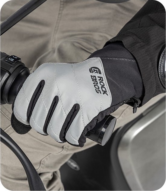 Motorhandschoenen voor de winter, scooter, 100% waterdicht