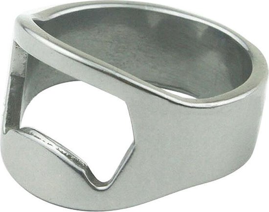 Rvs Biker Vinger Flesopener Ring voor Mannen Vrouwen Creatieve Bier Bar Tool Sieraden zwart Rvs Biker Vinger Flesopener Ring voor Mannen Vrouwen Creatieve Bier Bar Tool Sieraden zwart