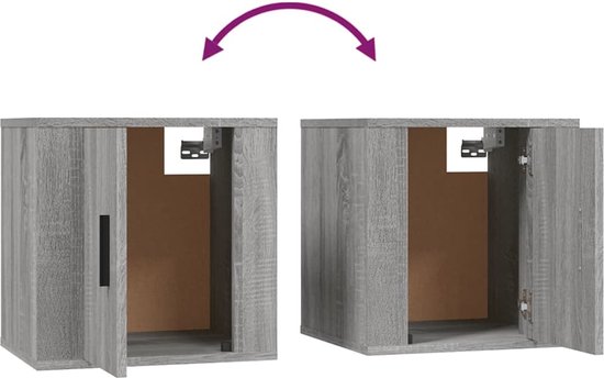 vidaXL-Tv-wandmeubels-2-st-40x34,5x40-cm-grijs-sonoma-eikenkleurig