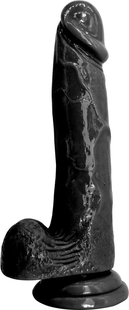 Goedkoopste Bang It Real Dildo No. 11 Met Ballen Zwart