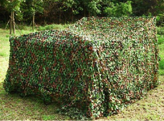 Filet de camouflage 5x3 mètres vert