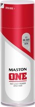 Maston ONE - Peinture en aérosol - Brillant soyeux - Rouge (RAL 3020) - 400 ml