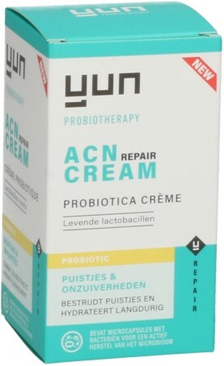 YUN ACN PROBIOTIC REPAIR Face Cream 50 ml - acne symptomen en onzuiverheden