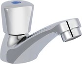 Flow Classic Fonteinkraan - Chroom - Toiletkraan - Koudwaterkraan - WC kraan