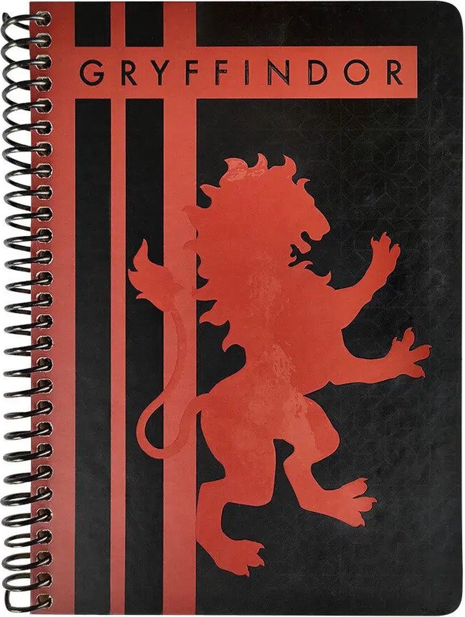 Wizarding World - Harry Potter - A5 Spiraal Notitieboek - Griffoendor