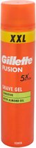 Gillette Fusion sensitive scheergel XXL 240 ML