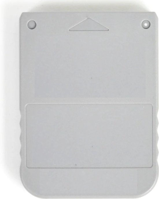 Foto: Memory card geheugenkaart geschikt voor playstation 1 en ps one 1mb grijs geschikt voor ps1 psone