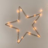 Sterlamp - 40 cm - Sterlampje goud - Kerst - kerstversiering - Christmas - 40 cm - babykamer - kinderkamer - Nachtlamp - Metaal - cadeau - versiering