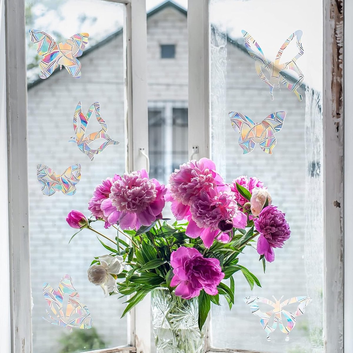 GORGECRAFT venster klampt statische regenboog glas stickers