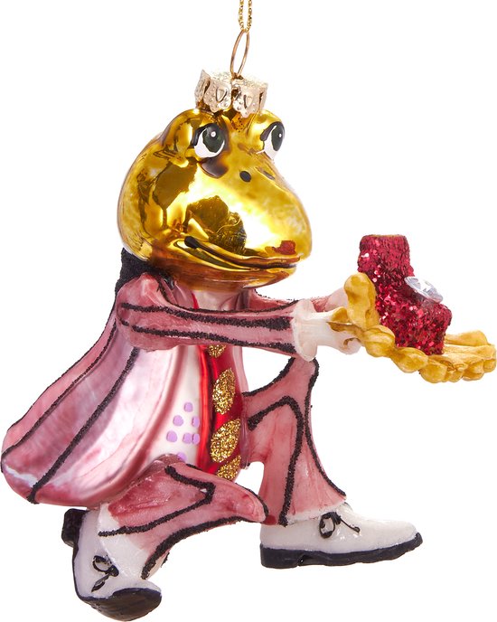 formano Kikker voor het toilet 14 x 8 cm - grappig decoratief figuur van handbeschilderd polyhars uit de populaire serie Kikker - origineel cadeau-idee voor verzamelaars en