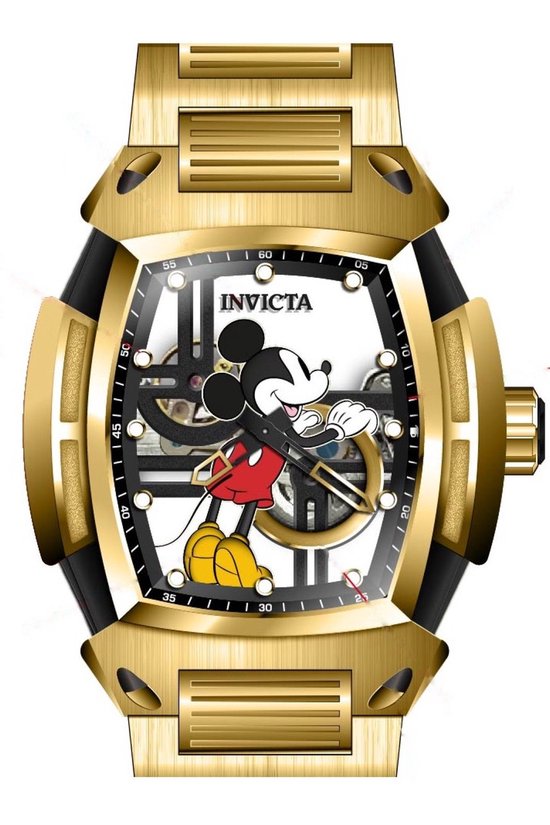 Invicta Disney - Mickey Mouse 44075 Mechanisch Herenhorloge - 53mm