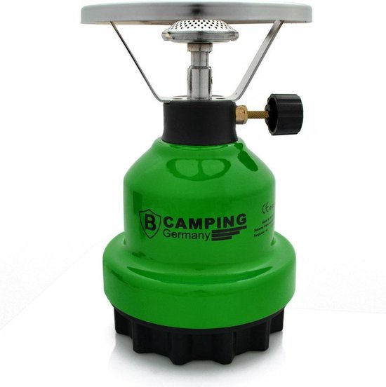 Camping kookstel - metaal - groen - incl. 2x gas navulling priktank - 190 gram van Camp — afbeelding 4