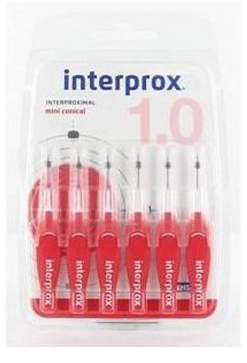 Interprox Vitis Interdent Dentaid Mini 6u Conic Toothbrush