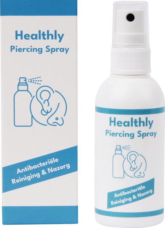 Healthly Piercing Spray - 75ml - Piercing Aftercare - Piercing Nazorg - Sterilon - Piercing Verzorging