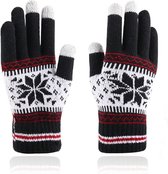 Touchscreen Winter Handschoenen I Wanten I Touch Tip Gloves I Ster Motief I Uniseks I One Size I Zwart