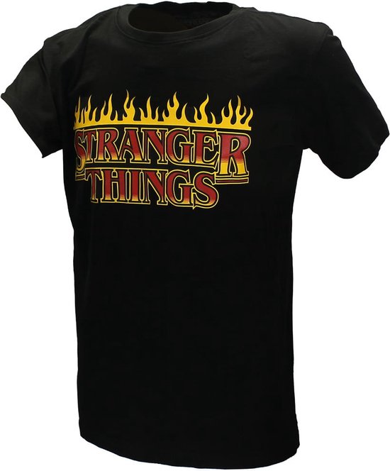 Stranger Things Massive Burning Logo T-Shirt